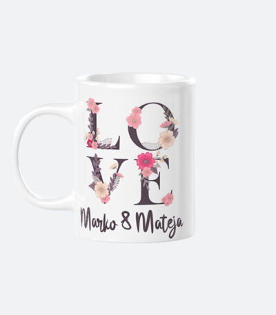 Šalica za vjenčanje ili godišnjicu