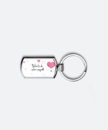 Personalizirani privjesak Volim te do neba i nazad