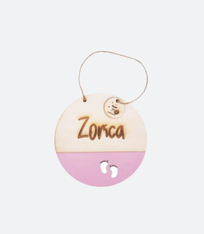 Personalizirani natpis za djevočicu