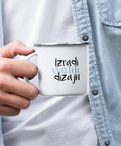 Personalizirani lončić s ručkom